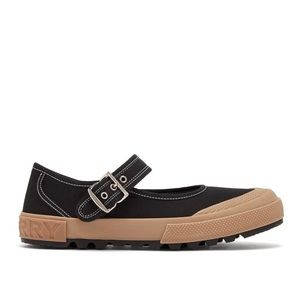 New Burberry canvas flats shoes
